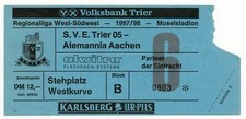 Ticket 3. BL Eintracht Trier - Alemannia Aachen 1997/98