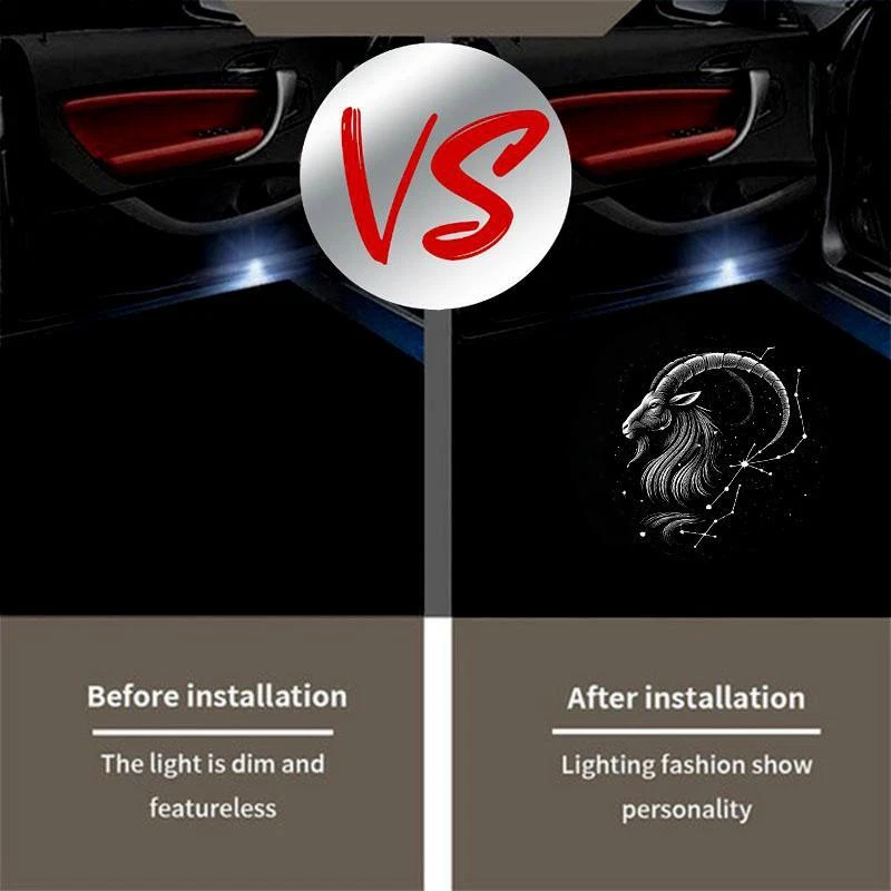 Luces de cortesía LED debajo de la puerta 2 piezas para Audi A3 A4 S4 A5 A6 Q5 TT Foto 4 de 4