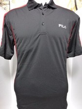 Fila LM131AR1 Men's Blocker Polo Shirt - Red Black
