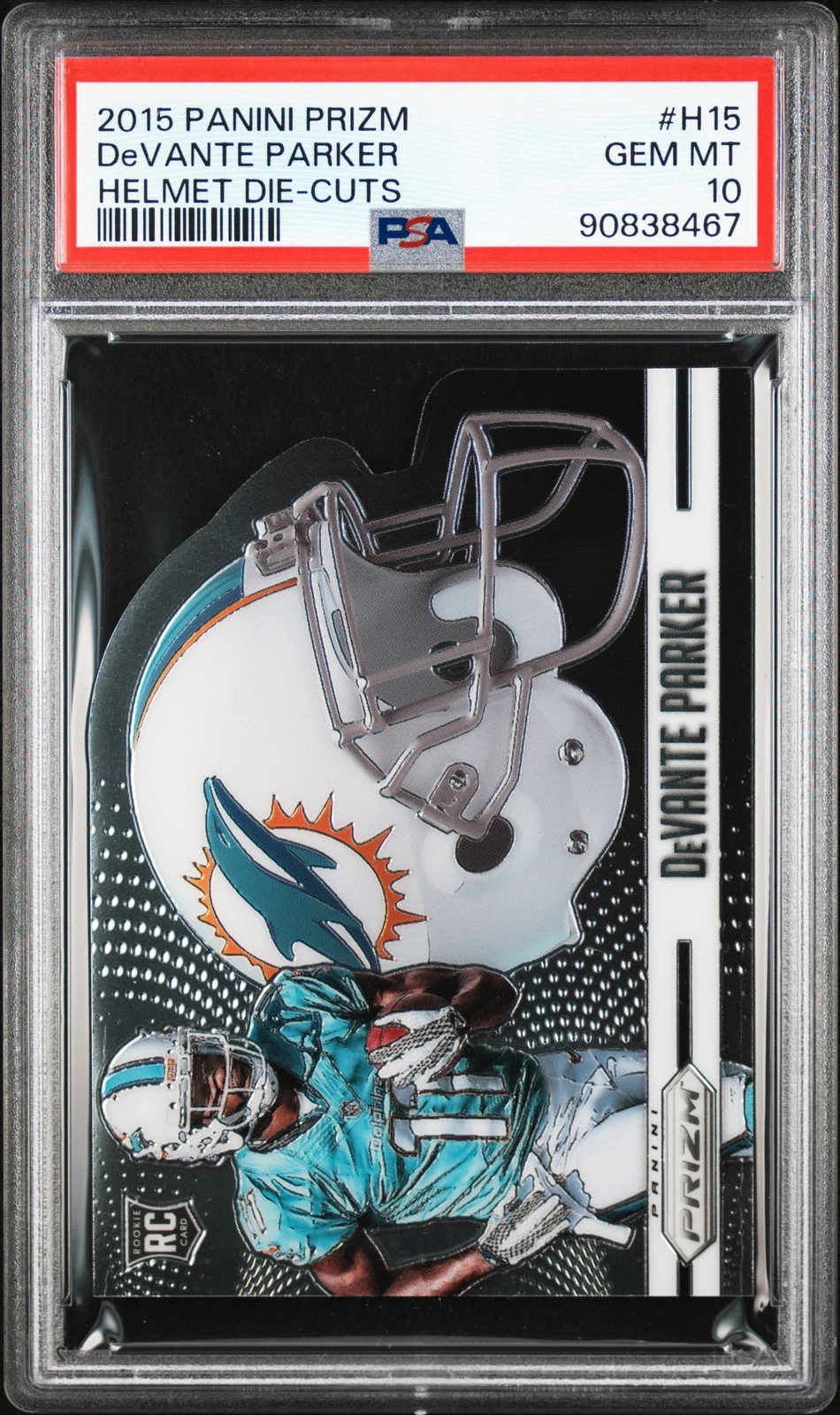 DeVante Parker Panini Prizm Helmet Die-Cuts #H15 Base