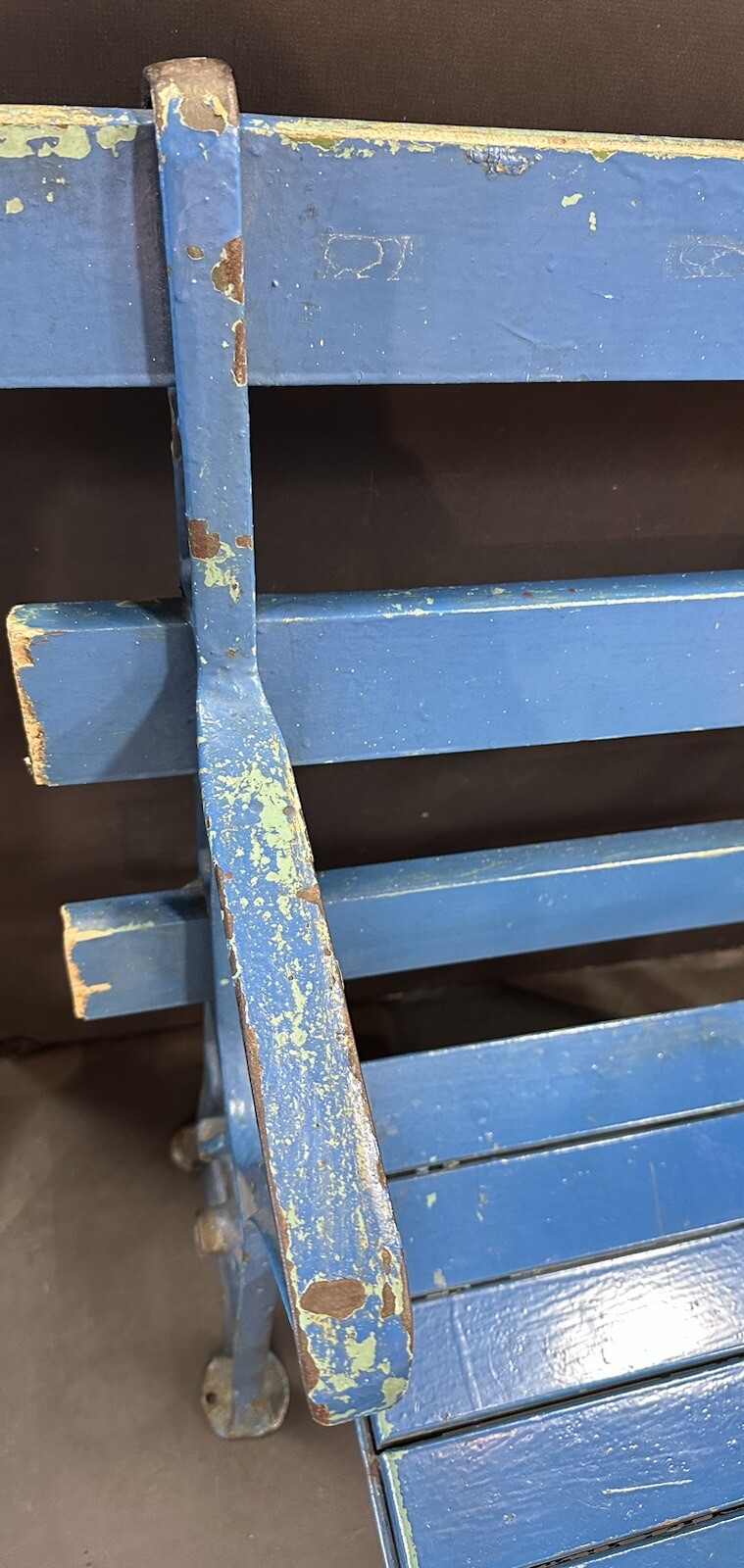 1923 Yankee Stadium Chair Seat 13 Straight Slat Back Original Yankees