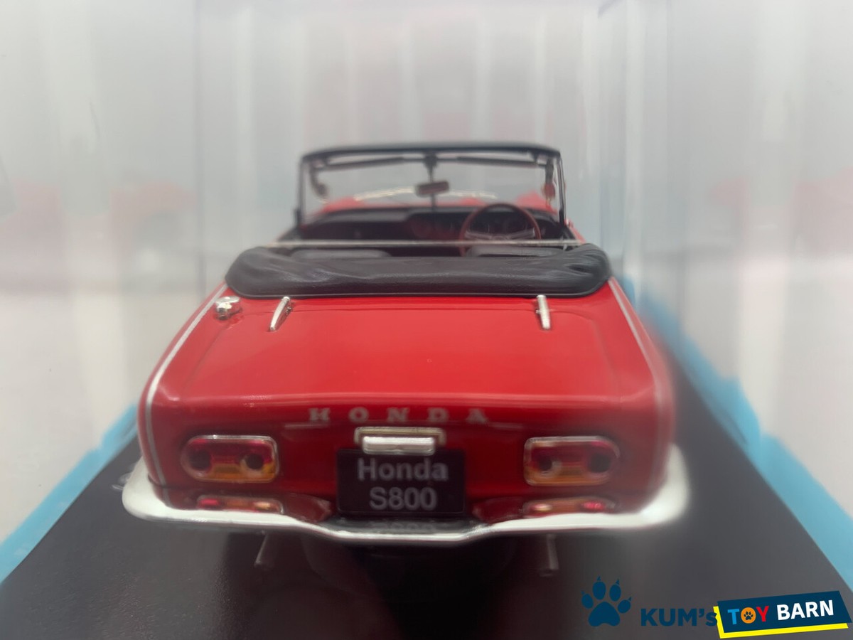 国産名車コレクションHonda S800 (1966) ミニカー 赤 1/24 USED 未開封1/24 国産名車コレクション Honda S800 1966