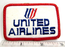 Vintage United Airlines Logo Jacket Patch Chicago Illinois IL Aviation Mechanics