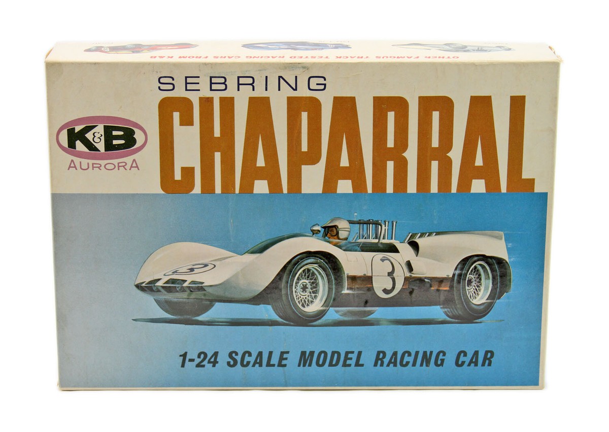 Vintage 60s K&B Aurora Sebring Chaparral 1:24 Scale Model