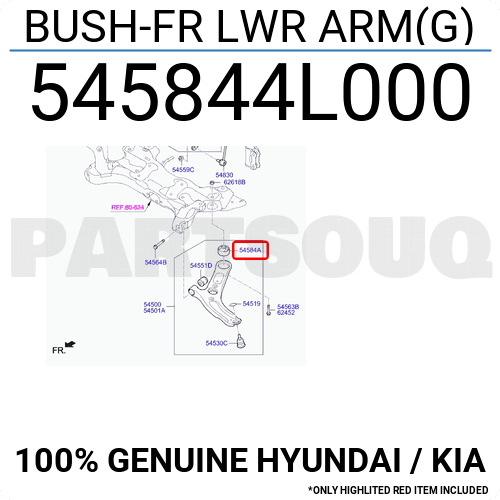 Hyundai kia 545840q000
