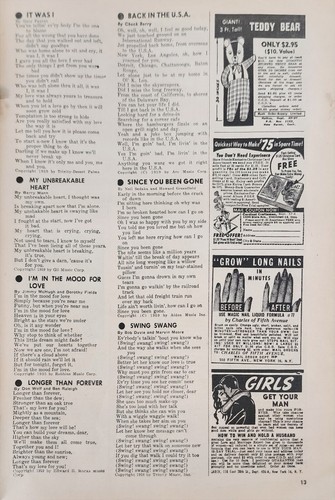 Song Hits Magazine Steve Lawrence The Four Coins Patti Page September 1959 d7 - Picture 3 of 4