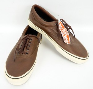 vans feminino couro