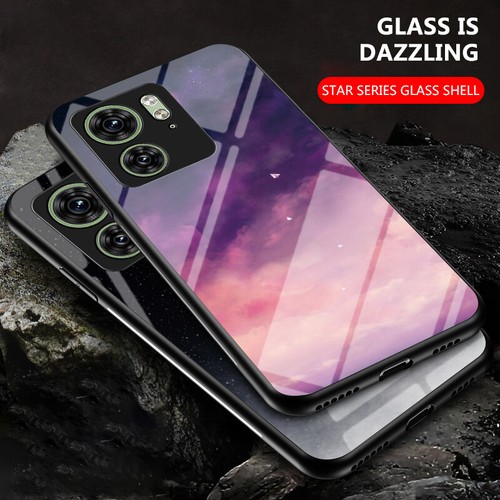 For Motorola Edge (2023) Luxury Shockproof Space Hybrid Acrylic Glass Case Cover - 第 2/17 張圖片