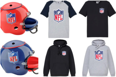 NFL Merchandise Shirt Hoodie Snackhelm Logo Super Bowl Pullover NEU OVP