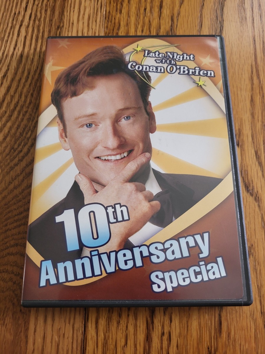 Late Night w/ Conan O'Brien - 10th Anniversary Special (DVD, 2004