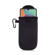 GENUINE INVENTCASE BLACK NEOPRENE POUCH CASE BAG FOR SAMSUNG GALAXY M22