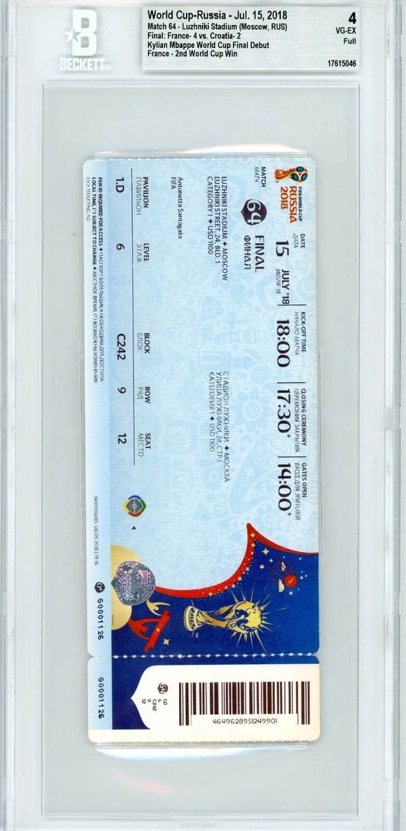 world cup ticket products for sale | eBay