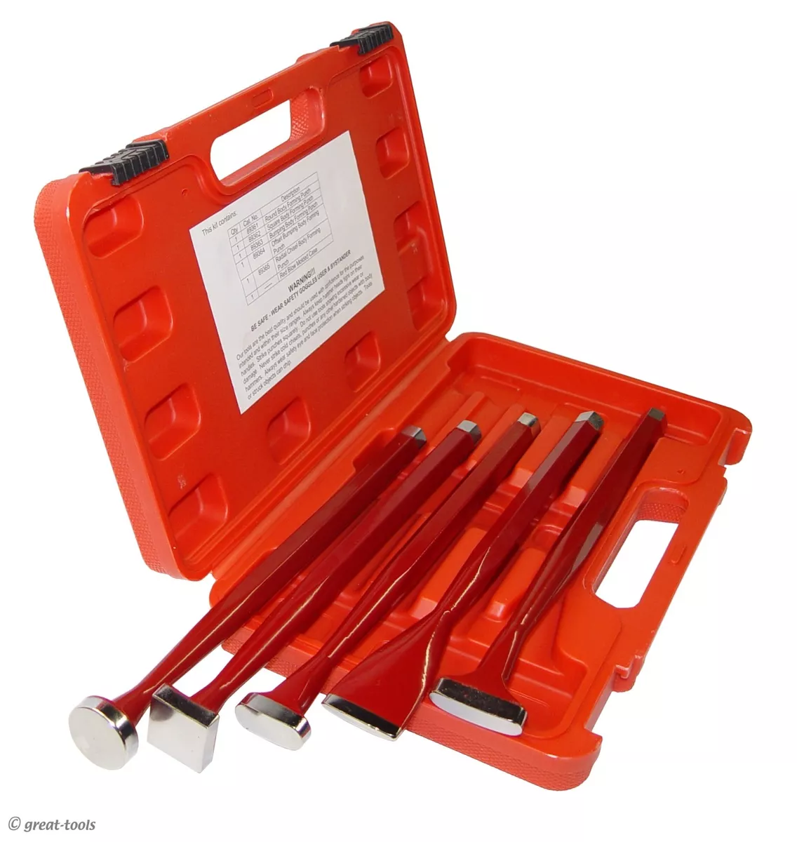 AUTO BODY FORMING PUNCH SET automotive repair tools sheet metal shaping tool