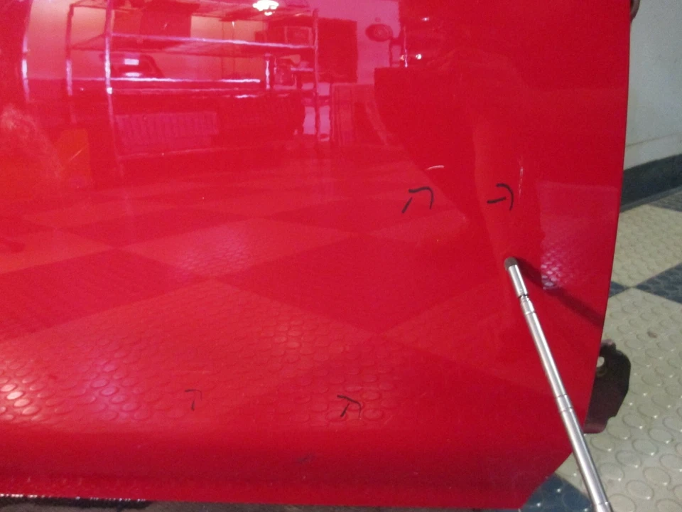 1998 Honda Prelude Right Passenger Side Door Shell (R-81 Red) Foto 4 de 4