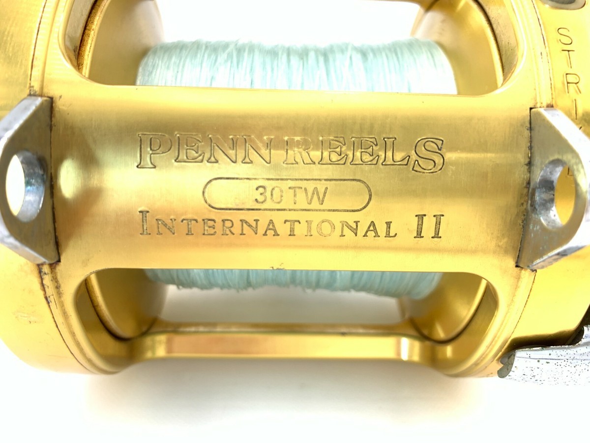 PENN INTERNATIONAL II ゴールドリール Penn 20VISX International VISX Two Speed Reel - Gold