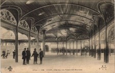 Old postcard AK Vichy interior of the Palais des Sources FRANCE (1211101)