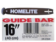 HOMELITE GUIDE + CHAINE 56 maillons coupe 40cm Pour ECHO SABRE POULAN