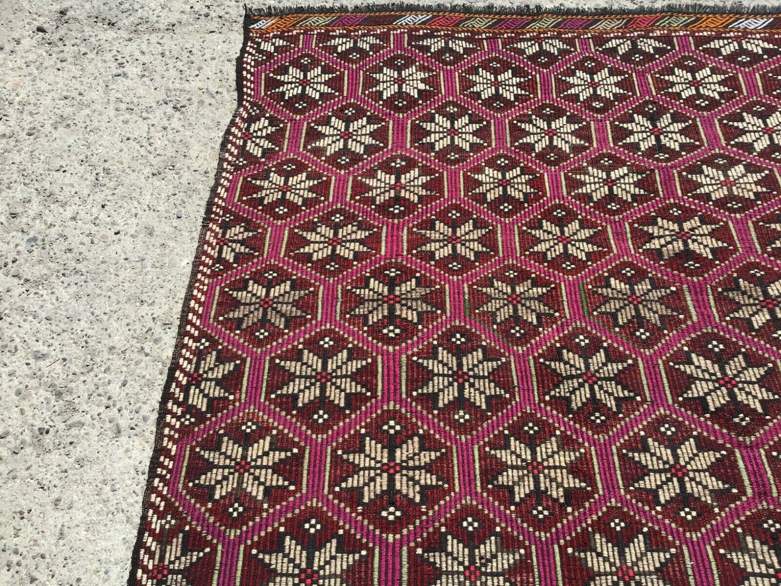 Turkish Large Kilim Area Rugs 5.5x9.4 ft, Rugs for livingroom, medium