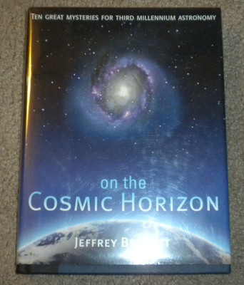 SIGNED by Jeff Bennett ''on the Cosmic Horizon'' F/NF isbn 0321029712