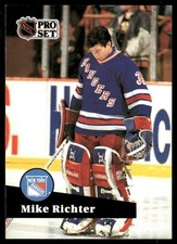 1991-92 Pro Set #161 Mike Richter
