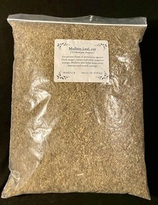Organic Mullein Leaf, Cut & Sifted, 16 oz/ 1LB (453 g) I BULK I Pagan Wicca