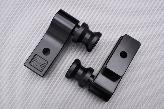 Supports béquille pour Kawasaki Ninja 250 SL 2015-2017 usinés CNC haut de gamme