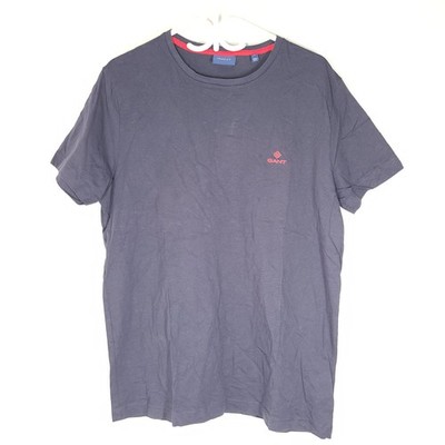 Gant Original Men's Logo T-Shirt Cotton Navy Blue Sz XL