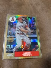 2022 Topps Chrome - 1987 Topps Baseball Mike Trout #87BC-1