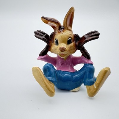 Original Disney Songs of the South Brier Rabbit Ceramic Statue, 1980 Vintage