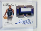 2024-25 Panini Flawless De'Aaron Fox Patch Auto #02/25