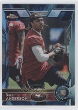 2015 Topps Chrome Rookies Hot Box Blue Diamond Refractor Dres Anderson #169 1s8