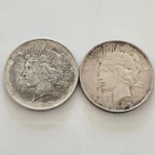 Lot of 2 Peace Dollars DOLLAR LOT 90% United States Silver Coins CIRCULATED 1922