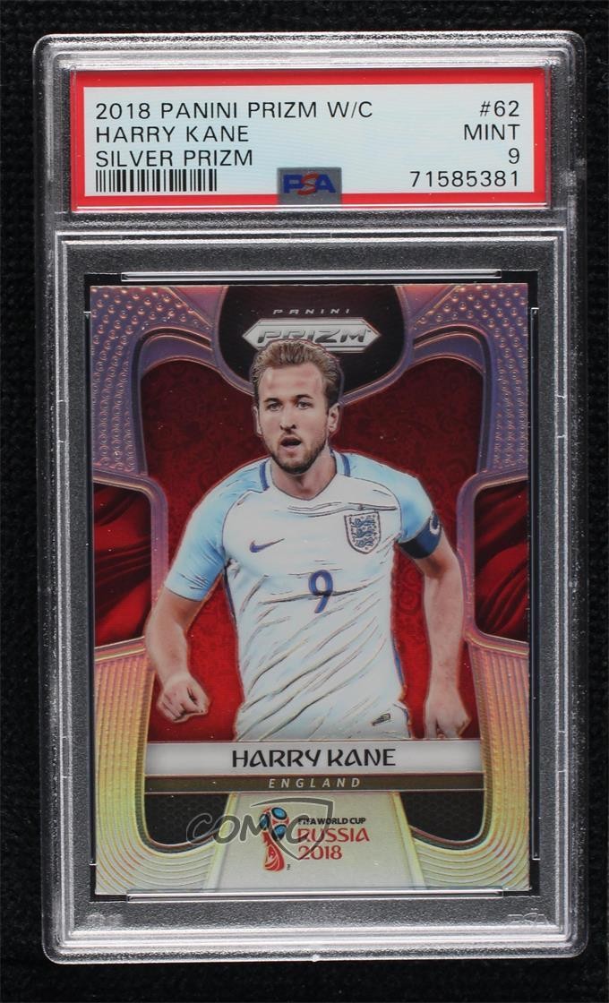2018 Panini Prizm World Cup Silver Prizm Harry Kane #62 PSA 9 MINT 0r9h