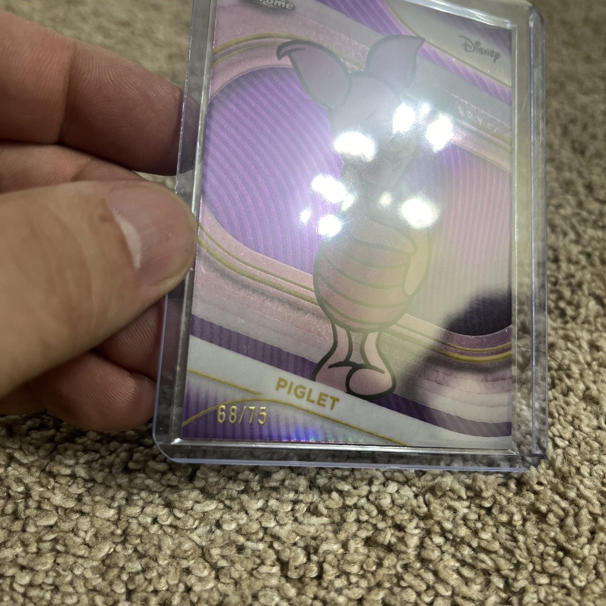 Topps Chrome Disney 2025 Piglet Purple 68/75 🔥🔥🔥🔥 | eBay