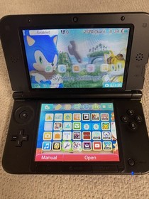 Nintendo 3DS XL Console Blue Handheld SPR-001 W/ Charger - NO JOYSTICK