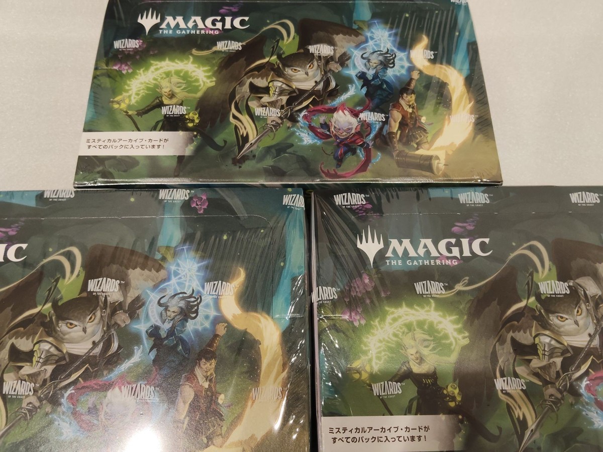 Set of 3 MTG Secrets of Strixhaven Play Booster Box Japanese w