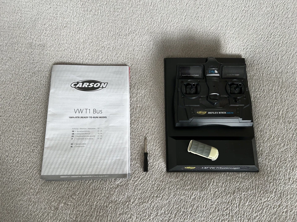 Carson VW T1 Bus RTR Ready-To-Run Model 1:87 - Bild 4 von 4