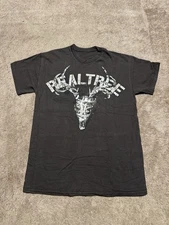 Realtree Shirt Mens Medium Camo Deer Graphic Outdoor Hunting Tee Cotton NO TAGS