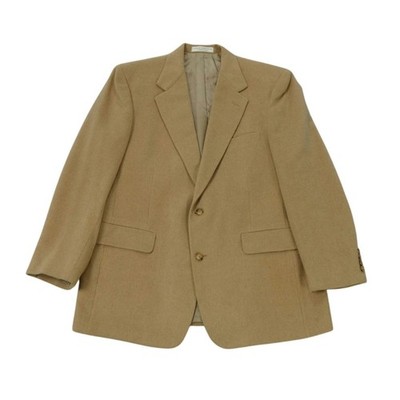 Nordstrom Blazer Jacket Mens 44R Tan Beige Camelhair Loro Piana USA Made