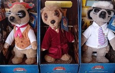 Yakov Toy Meerkat Dolls. Set of 3. New In Boxes With Certificates 'Compare the'