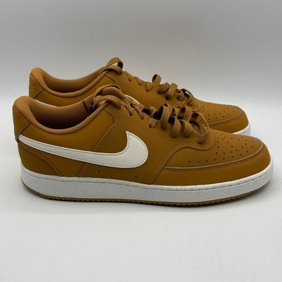 Nike Court Vision Lo V2 NBK Sneakers Men 10.5 Wheat Sail Low Top HV8139-700