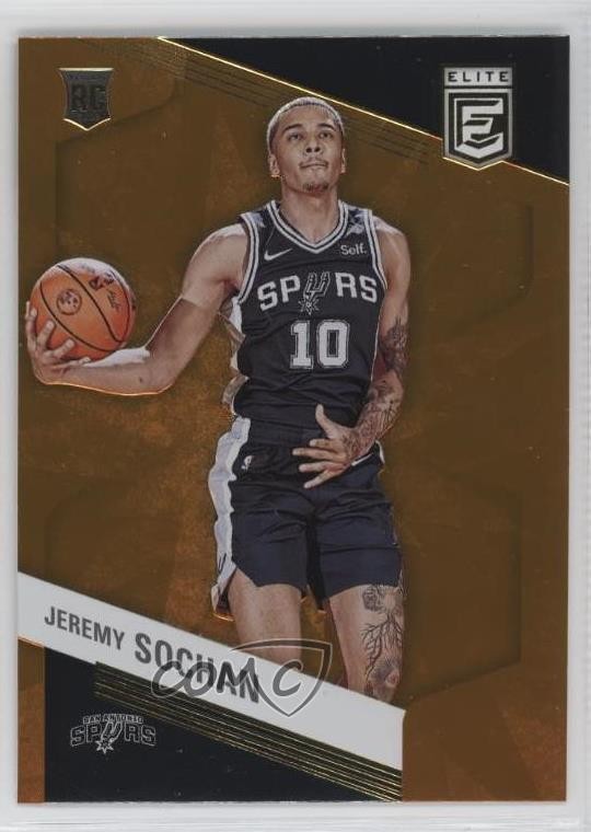 2022-23 Donruss Elite Rookies Orange Jeremy Sochan #232 10qe