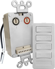 4-Button Keypad plus Transmitter Base Kit XPT4-W-NS 