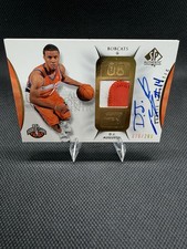 SP Authentic D.J. Augustin Rookie Patch Auto Charlotte Bobcats #105/299