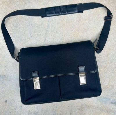 GUCCI Herren Aktentasche schwarz Nylon 108820