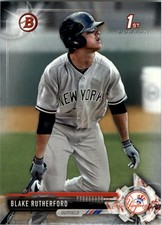 2017 Bowman Prospects #BP121 Blake Rutherford - BB