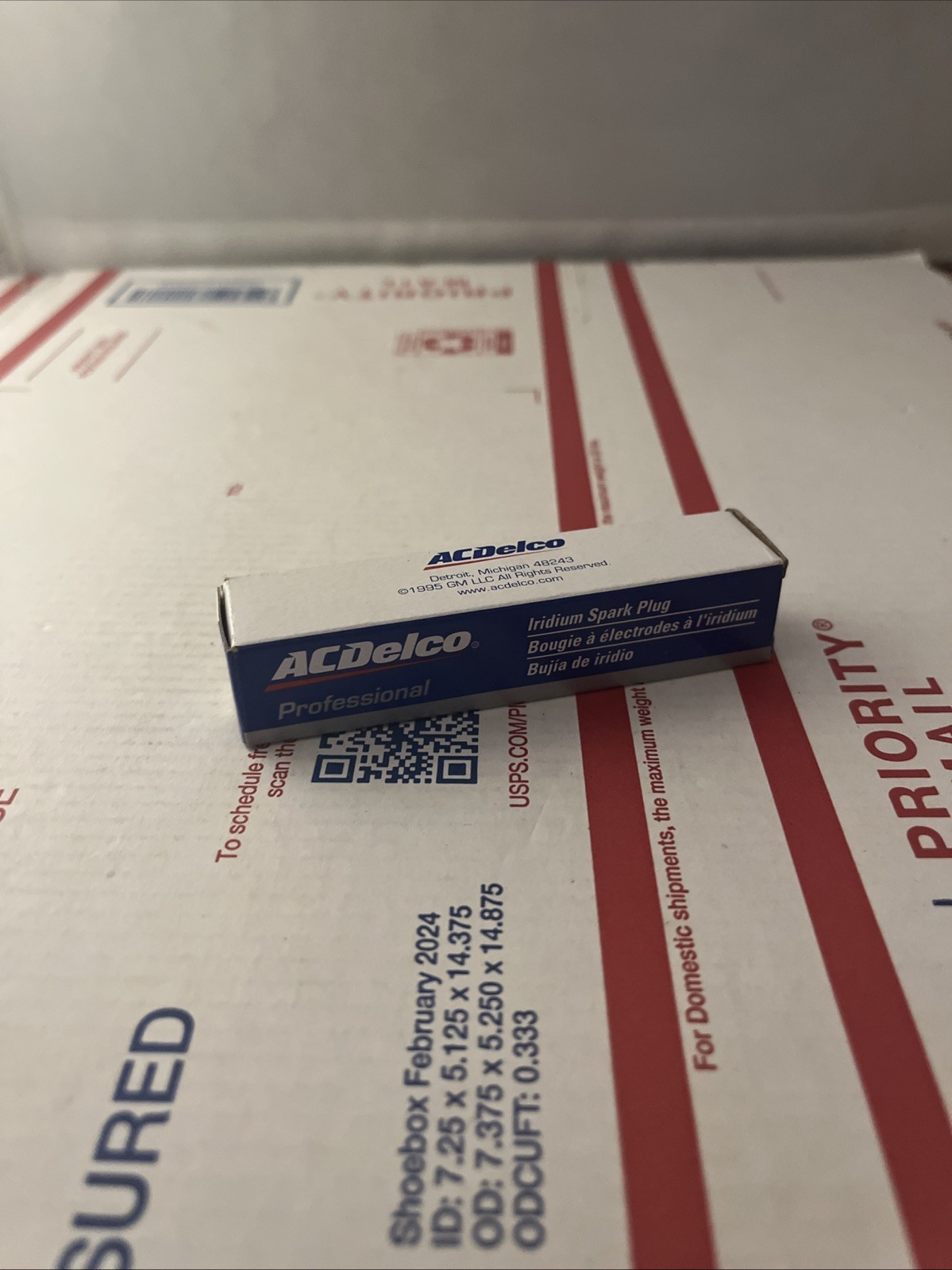 Brand New ACDelco 41-107  SINGLE Spark Plug-Iridium GM 12681657