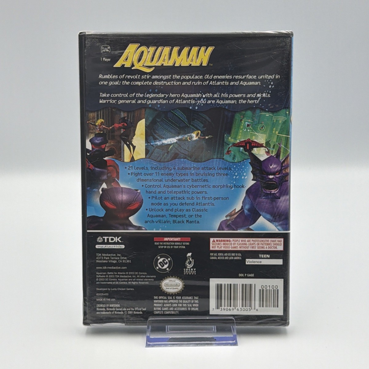 Aquaman: Battle for Atlantis (Nintendo GameCube, 2003) for sale