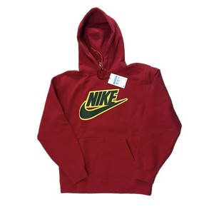 supreme nike half zip hooded sweatshirt red