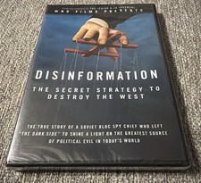 Disinformation The Secret Strategy To Destroy The West New DVD Factory Sealed!